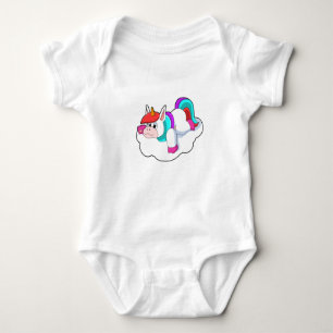 Unicorn on Clouds Baby Bodysuit