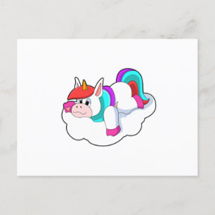 Unicorn on Clouds Postcard