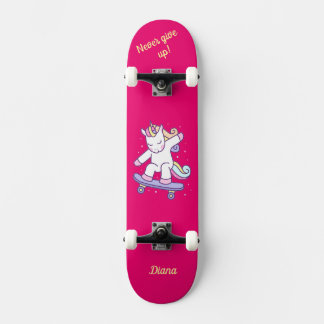 Unicorn on skateboard for kids