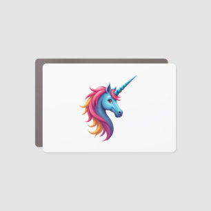 Unicorn on Snowboard - Funny Ski and Wintersports  Car Magnet