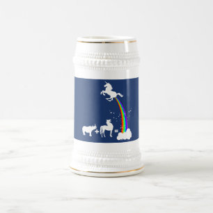 Unicorn origin beer stein