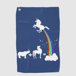 Unicorn origin golf towel