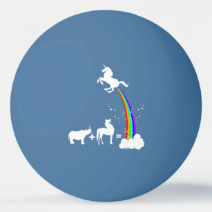 Unicorn origin ping pong ball