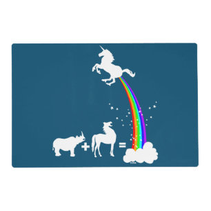Unicorn origin placemat