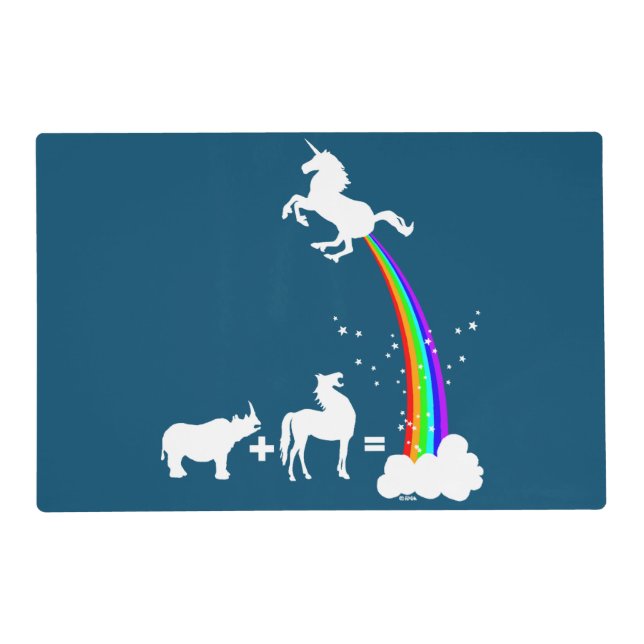 Unicorn origin placemat (Front)