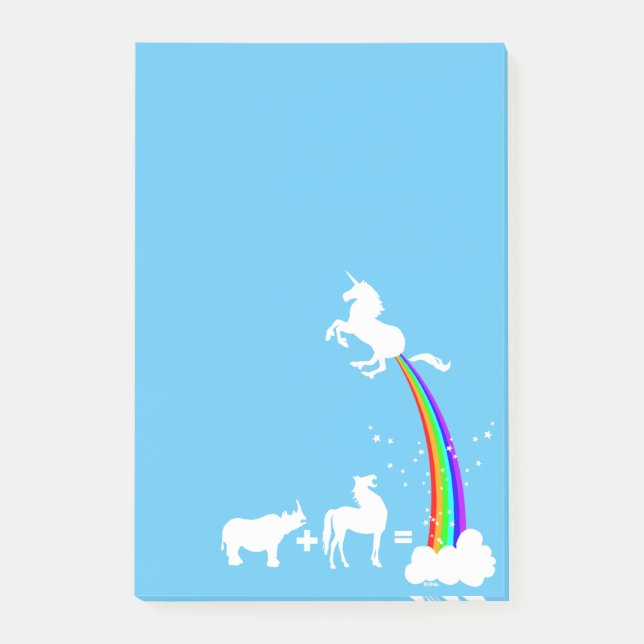 Unicorn origin post-it notes (Front)