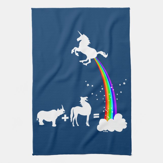 Unicorn origin towel (Vertical)