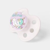 Unicorn Pacifier Personalized (Front Right)
