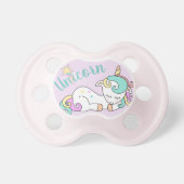 Unicorn Pacifier Personalized (Front)
