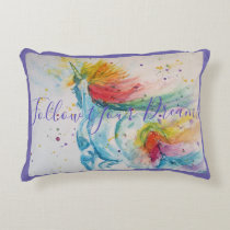 Unicorn Painting Follow Your Dreams Accent Cushion Unicorn Painting Follow Your Dreams Accent Cushion