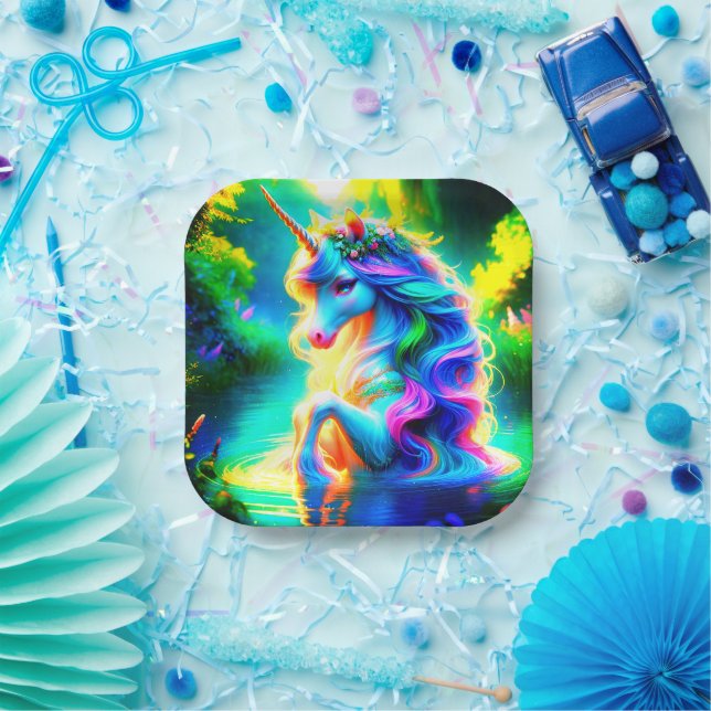 Unicorn Paper Plates (Party)