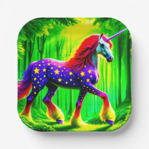 Unicorn Paper Plates