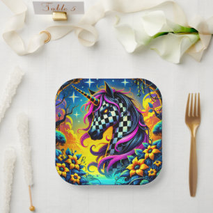 Unicorn Paper Plates