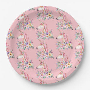 Unicorn Paper Plates