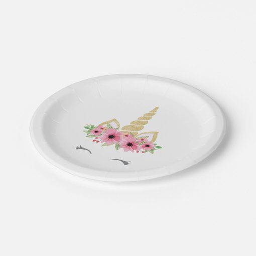 Assiettes En Papier Licorne 23 Cm (8") - Lot Pour Fêtes D'Anniversaire - Marque Amscan - Colorées Et Amusantes - 13