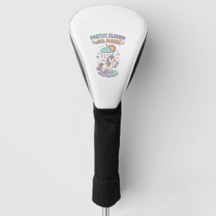 Unicorn Partly Cloudy with Magic Trendy T-Shirt De Golf Head Cover