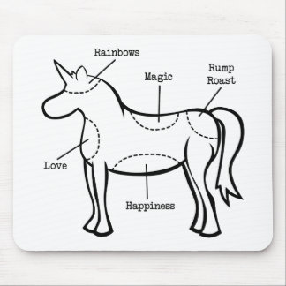 Unicorn Parts Mouse Pad