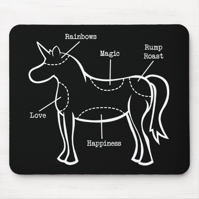 Unicorn Parts Mouse Pad (Front)