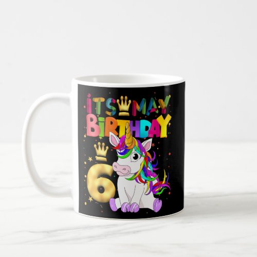 Unicorn Party Animal 6Th Unicorn Coffee Mug