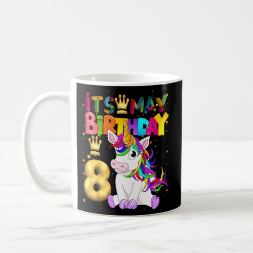 Unicorn Party Animal 8Th Unicorn Coffee Mug