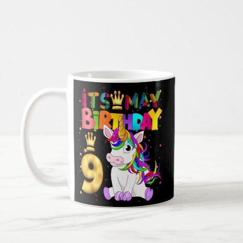 Unicorn Party Animal 9Th Unicorn Coffee Mug