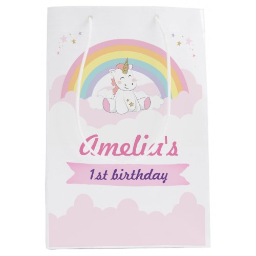 Unicorn party bag unicorn gift bag