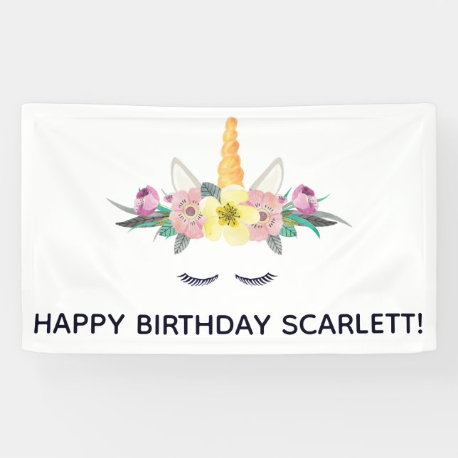 Unicorn Party Banner (Horizontal)