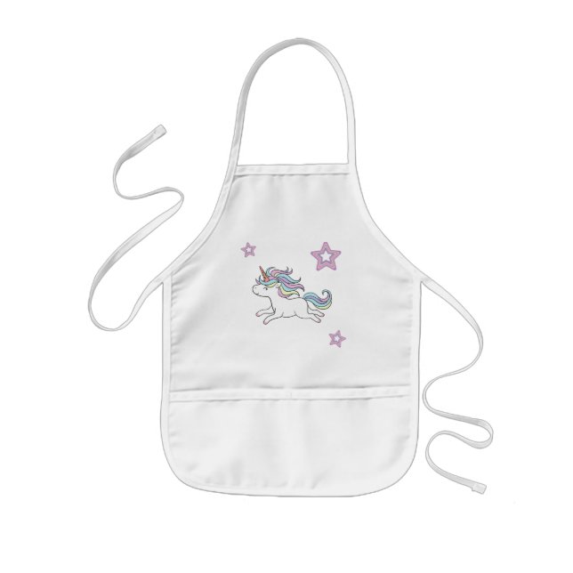 Unicorn Party Collection! Kids' Apron (Front)