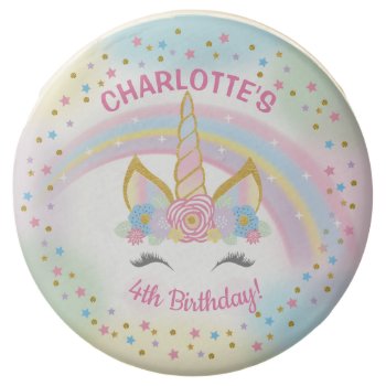 Unicorn Party Cookies Unicorn Favors Personlized by YourMainEvent at Zazzle