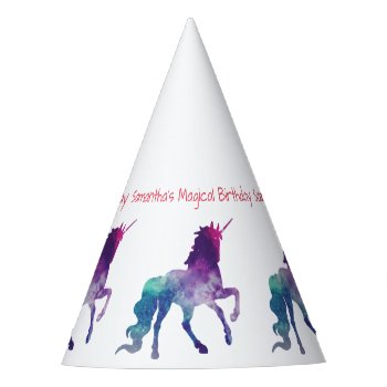 Unicorn - Party Hat by Midesigns55555 at Zazzle