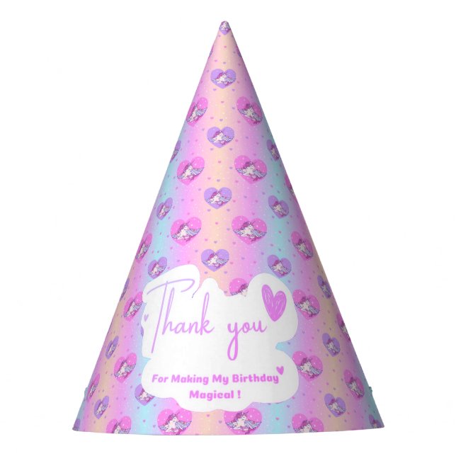 Unicorn Party Hat (Front)