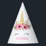 Unicorn Party Hat<br><div class="desc">Unicorn Birthday Party Hat</div>