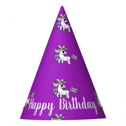 Unicorn party hats, kawaii unicorn party hat