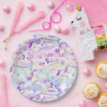 Unicorn Party Paper Plates