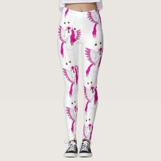 Unicorn Party White Leggings 