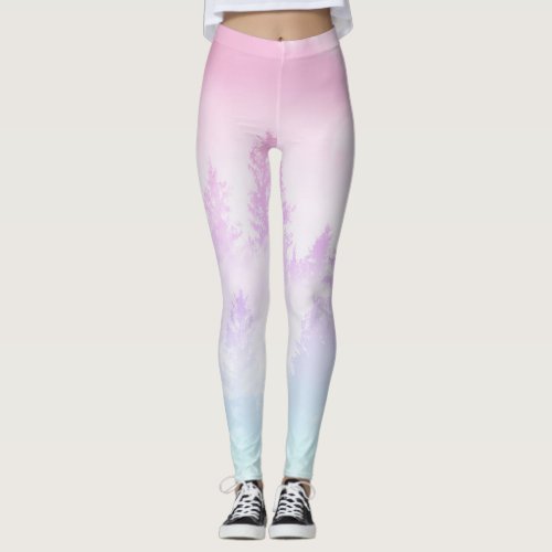 Unicorn Pastel Forest Dream 1 decor art Leggings