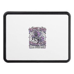 Unicorn Pastel Goth Unicorn Club Commercial Sticke Hitch Cover
