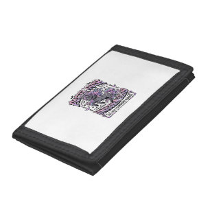 Unicorn Pastel Goth Unicorn Club Commercial Sticke Trifold Wallet