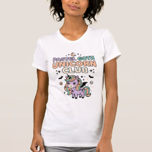 Unicorn Pastel Goth Unicorn Club Trendy Graphic Te T-Shirt