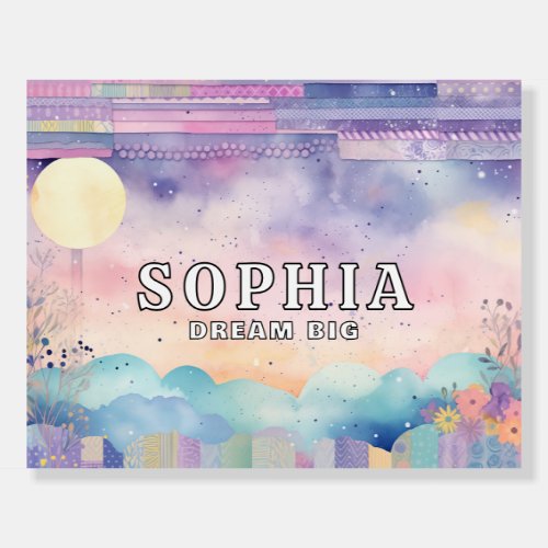 *~* UNICORN PASTEL Rainbow AP96 Reverse Collage Foam Board