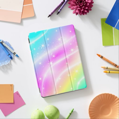 Unicorn Pastel Rainbow Color  iPad Air Cover