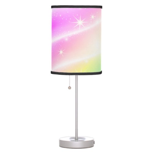 Unicorn Pastel Rainbow Color  Table Lamp
