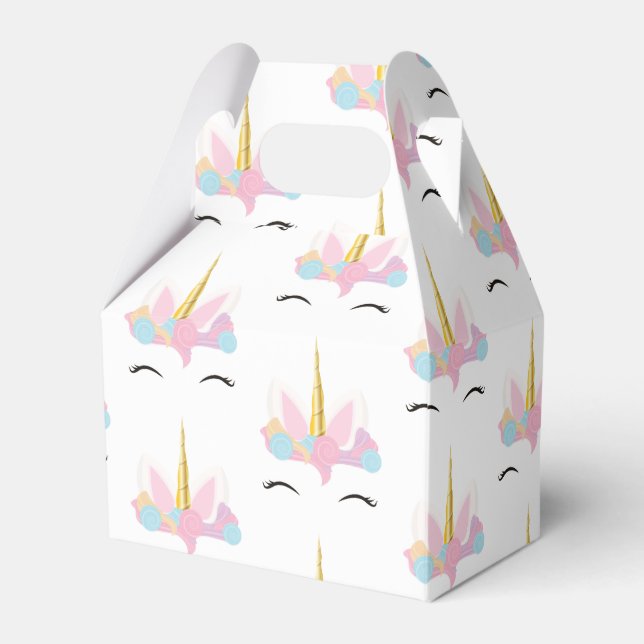 Unicorn Pattern | Favor Box (Front Side)