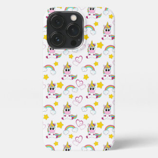 Unicorn pattern iPhone 13 pro case
