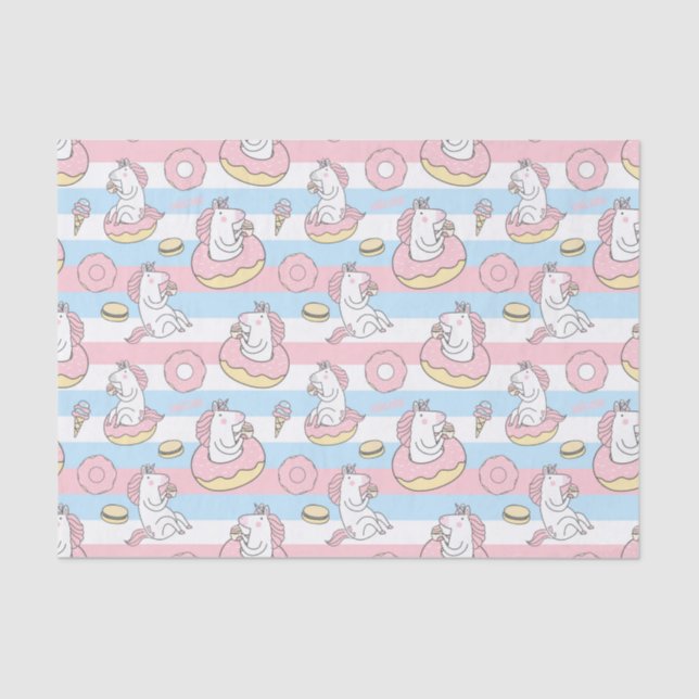 Unicorn Pattern  Tissue Paper (Front)