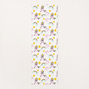 Unicorn pattern yoga mat