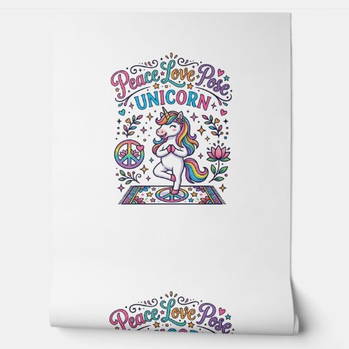 Unicorn Peace Love Pose Unicorn White Background S Wallpaper