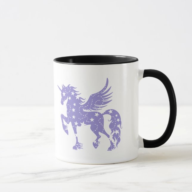 Unicorn  pegasus - Choose background color Mug (Right)