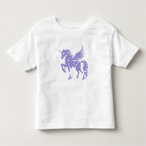 Unicorn  pegasus _ Choose background color Toddler T_shirt