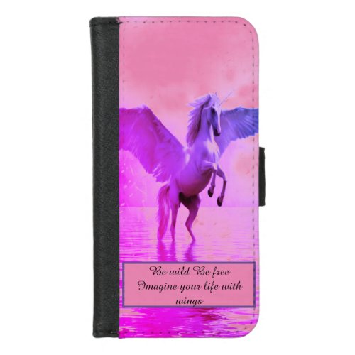 Unicorn Pegasus Horse  iPhone 87 Wallet Case